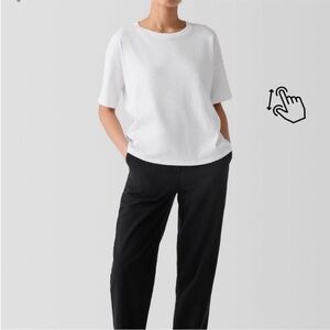 NWT Eileen Fisher Organic Cotton Easy Fit Shirt sz 3XL